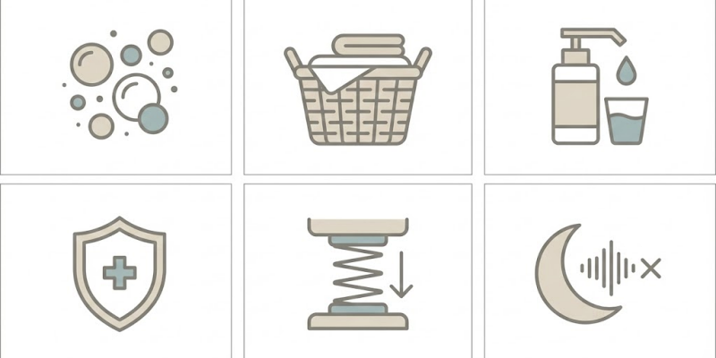 抗菌ウルトラファインバブル洗浄Wで清潔に洗える
どちらのモデルにも、東芝独自の抗菌ウルトラファインバブル洗浄Wが搭載されています。