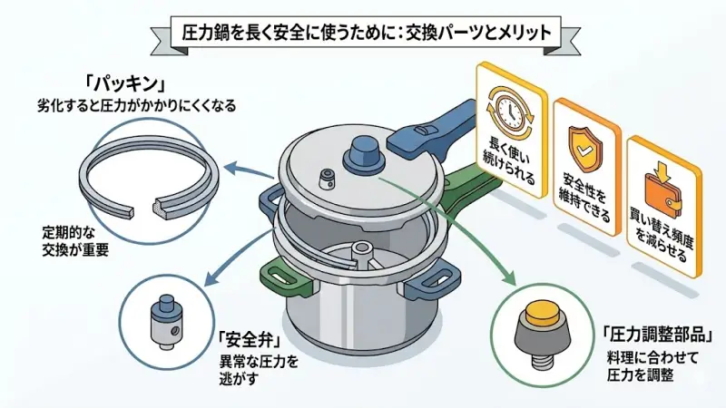 H-5435とH-5040では基本構造が似ているため、消耗品として交換できるパーツも用意されています。