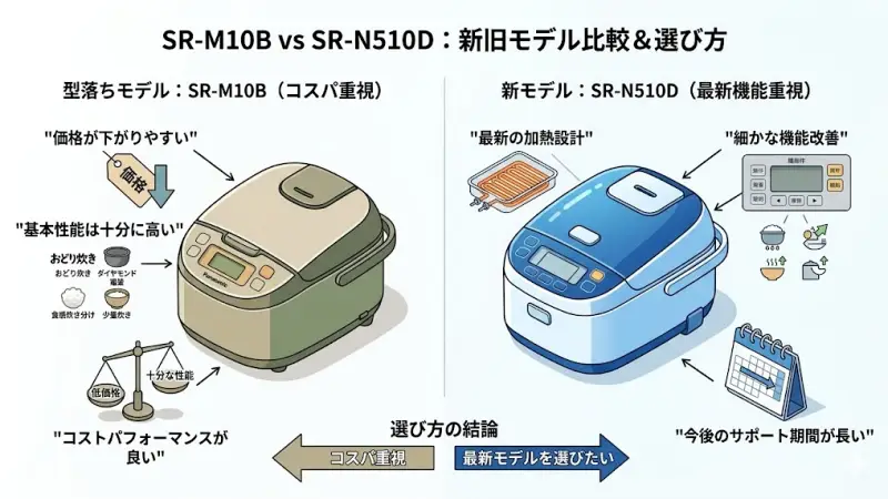 SR-M10Bは型落ちモデル?今買っても大丈夫?