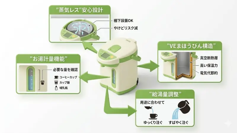 PIM-H220とPIM-G220に共通する便利機能