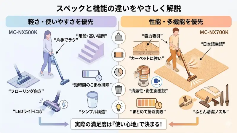 NP-60MS8SとNP-60MS8Wの違いを一言でまとめると、ドアの仕様(見た目)だけが異なります。