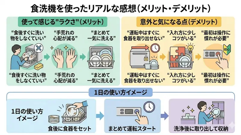 実際どう?食洗機を使ったリアルな感想