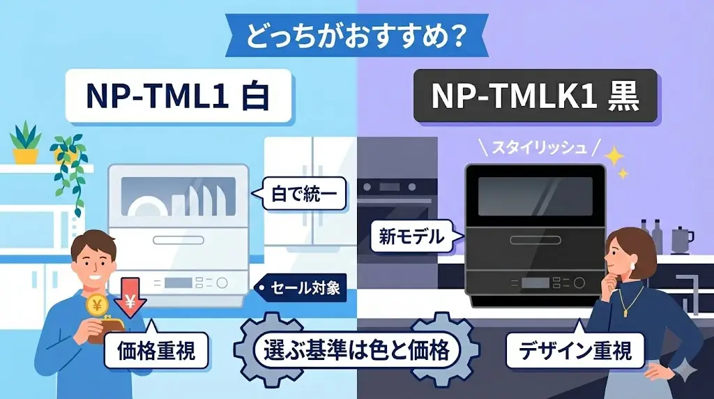 NP-TML1・NP-TMLK1はどんな人向けの食洗機？