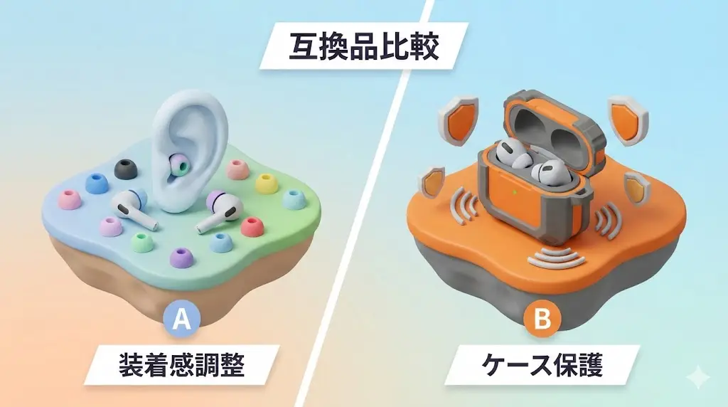 Live Buds 3・Live Beam 3はそのままでも十分使えますが、 アクセサリーを追加することで快適さや安心感をさらに高めることができます。