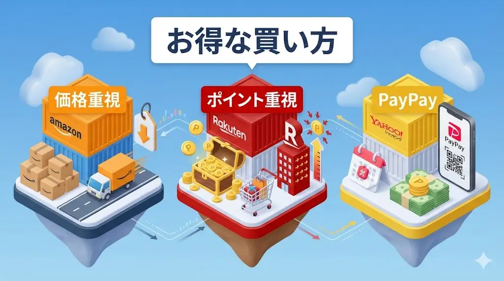 東芝 ER-RB10B-Wは、購入するショップやタイミングによって実質価格に差が出やすいモデルです。

ここでは、主要な購入先ごとの特徴を整理します。