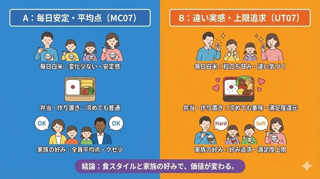 NW-MC07とNW-UT07の違いは、誰にでも同じように伝わるものではありません。
