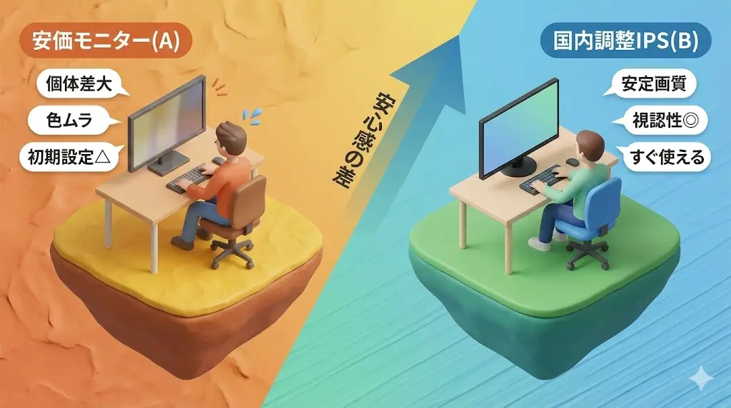 EV2740S-AMZBKの画質は、一目見て感動するタイプではありません。