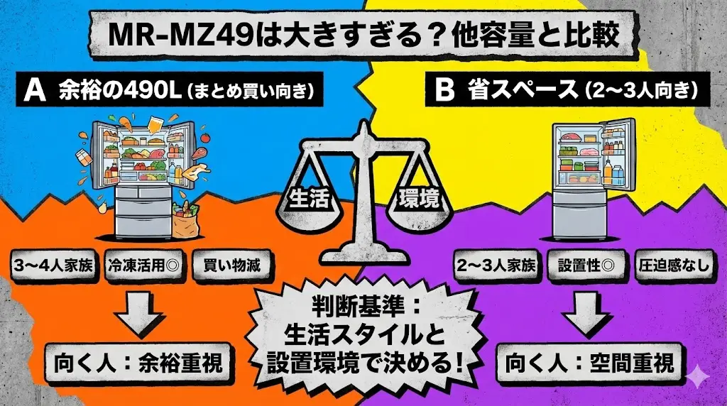 MR-MZ49シリーズは、K → M → Nの順でモデルチェンジしてきました。