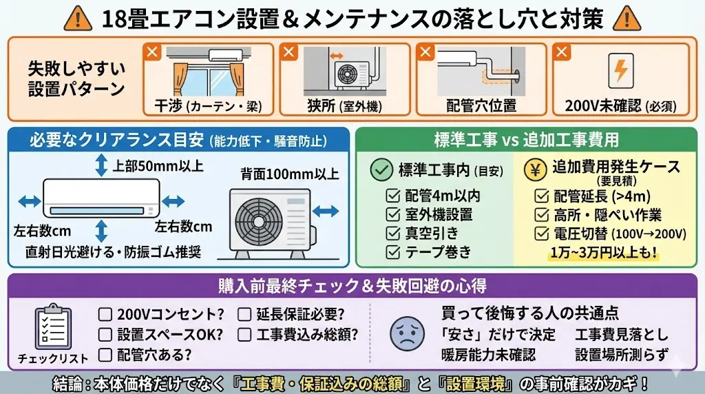 AY-U56E2とAY-T56E2の違い設置とメンテナンスで注意すべきポイント