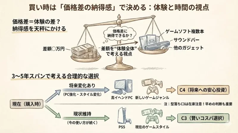 LG C4とC3買い時は「価格差の納得感」で決める