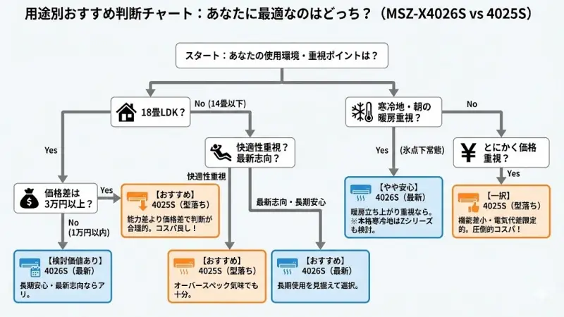 18畳LDKで一般的な断熱性能の住宅であれば、どちらのモデルでも対応可能です。
