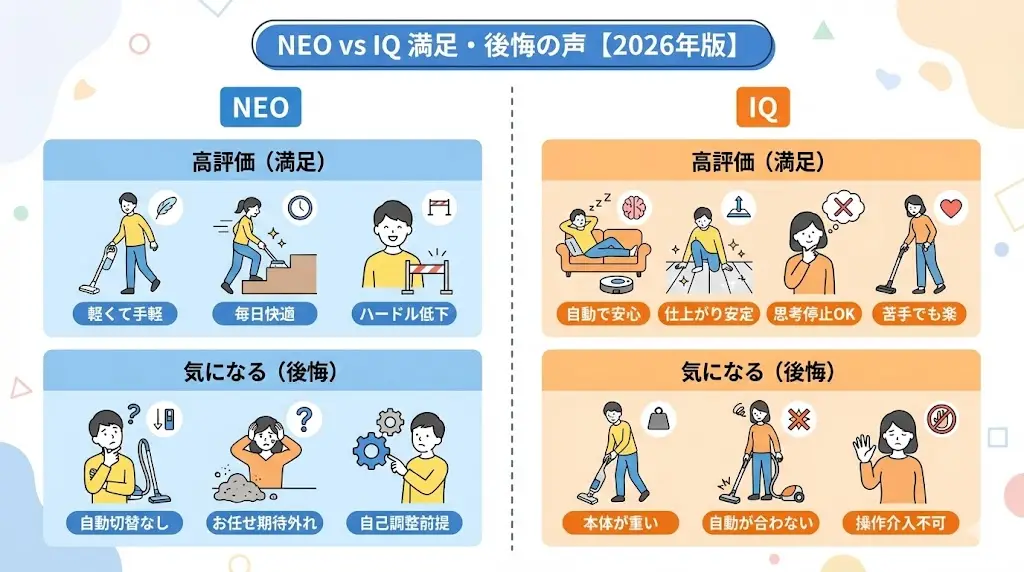 NEOの高評価レビューで目立つのは、使いやすさと軽快さに関する声です。