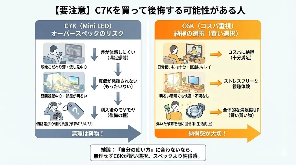 【要注意】C7Kを買って後悔する可能性がある人