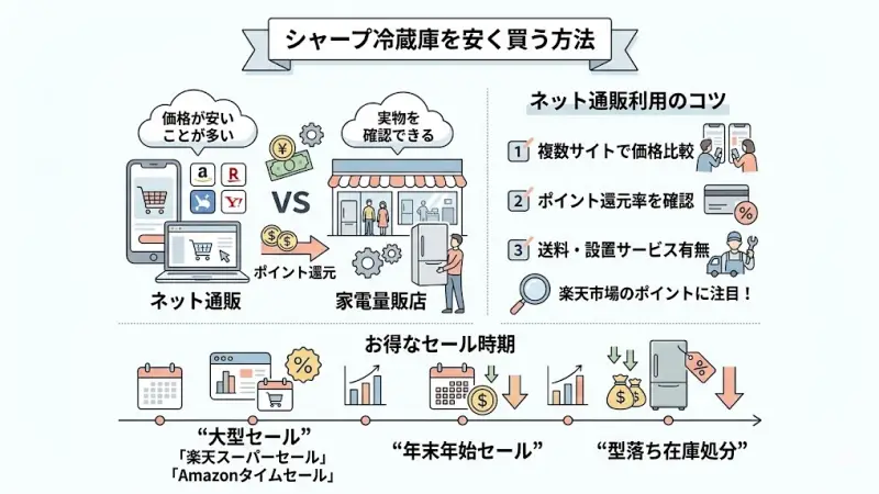 SJ-PT32RやSJ-PT32Pを購入する場合は価格の比較をしてから決めるのがおすすめです。
