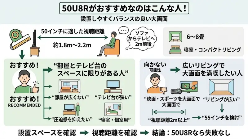 50U8Rがおすすめの人｜向いているケース