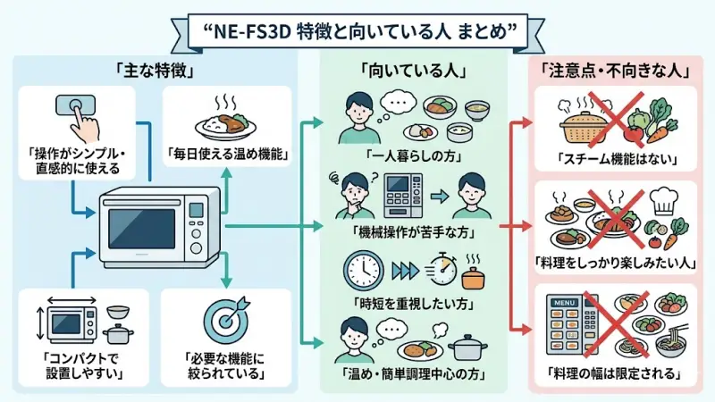NE-FS3Dの特徴と向いている人