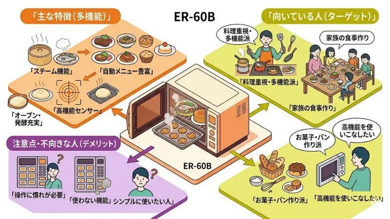 ER-60Bの特徴と向いている人