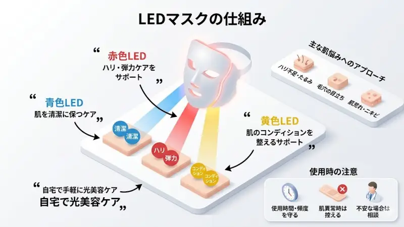 LEDマスクとは?初心者向けに仕組みを簡単解説