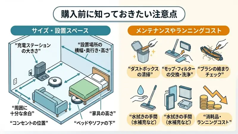 購入前に知っておきたい注意点